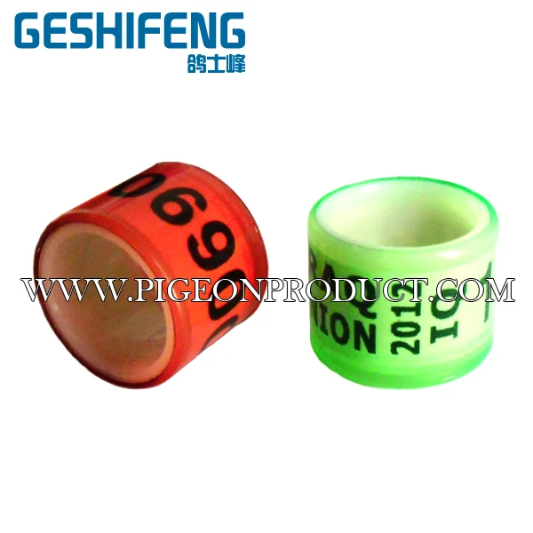 Оптовая продажа подгонянное пластиковое ножное кольцо для домашнего голубя