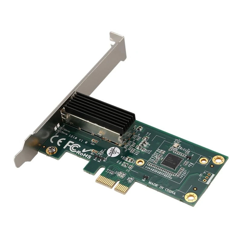 Сетевая карта для чипа Intel I210 1G Gigabit Ethernet/Сетевая (NIC) один порт RJ45 PCI Express 2 1