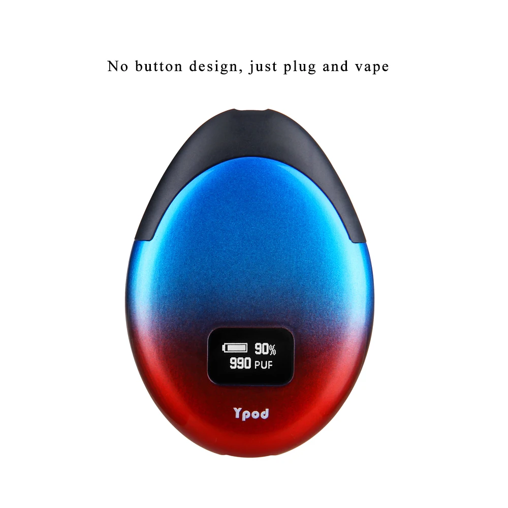 Новейшая электронная сигарета Pod fit CBD Oil YOSTA Ypod Kit 500 мАч с 2 0 мл многоразового
