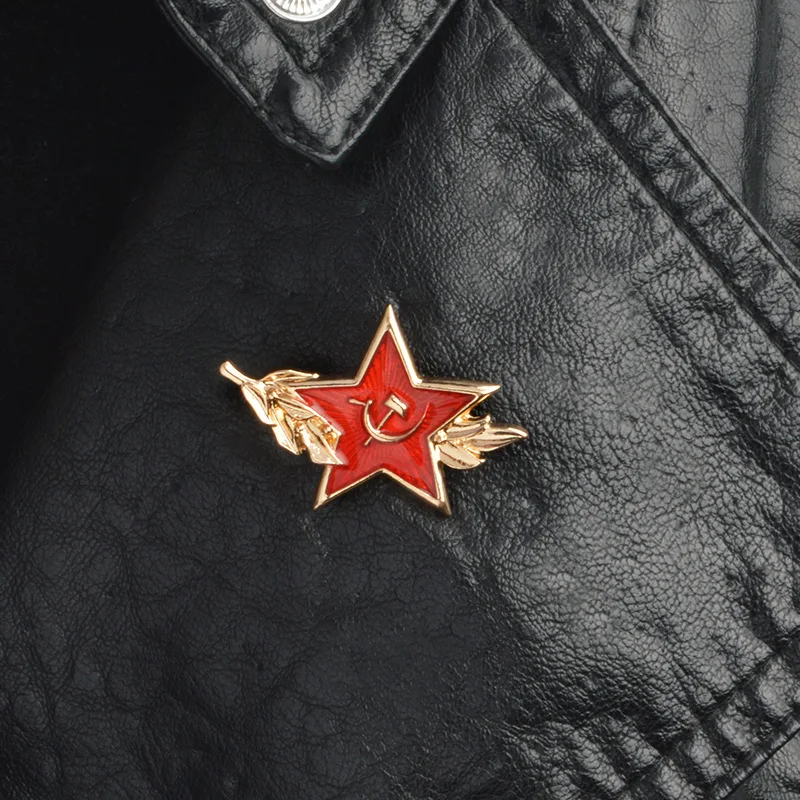Символ СССР эмалированная булавка для холодной войны Советская CCCP Красная