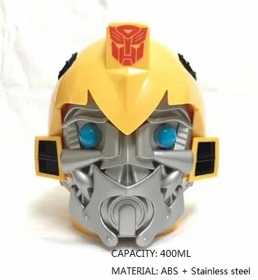 Bumblebee OUSSIRRO 400 мл креативный готовый плеер One GUNDAM Оптимус Прайм Бамблби Робот PC+ кружки из нержавеющей стали офисная водная винная чашка - Цвет: Bumblebee