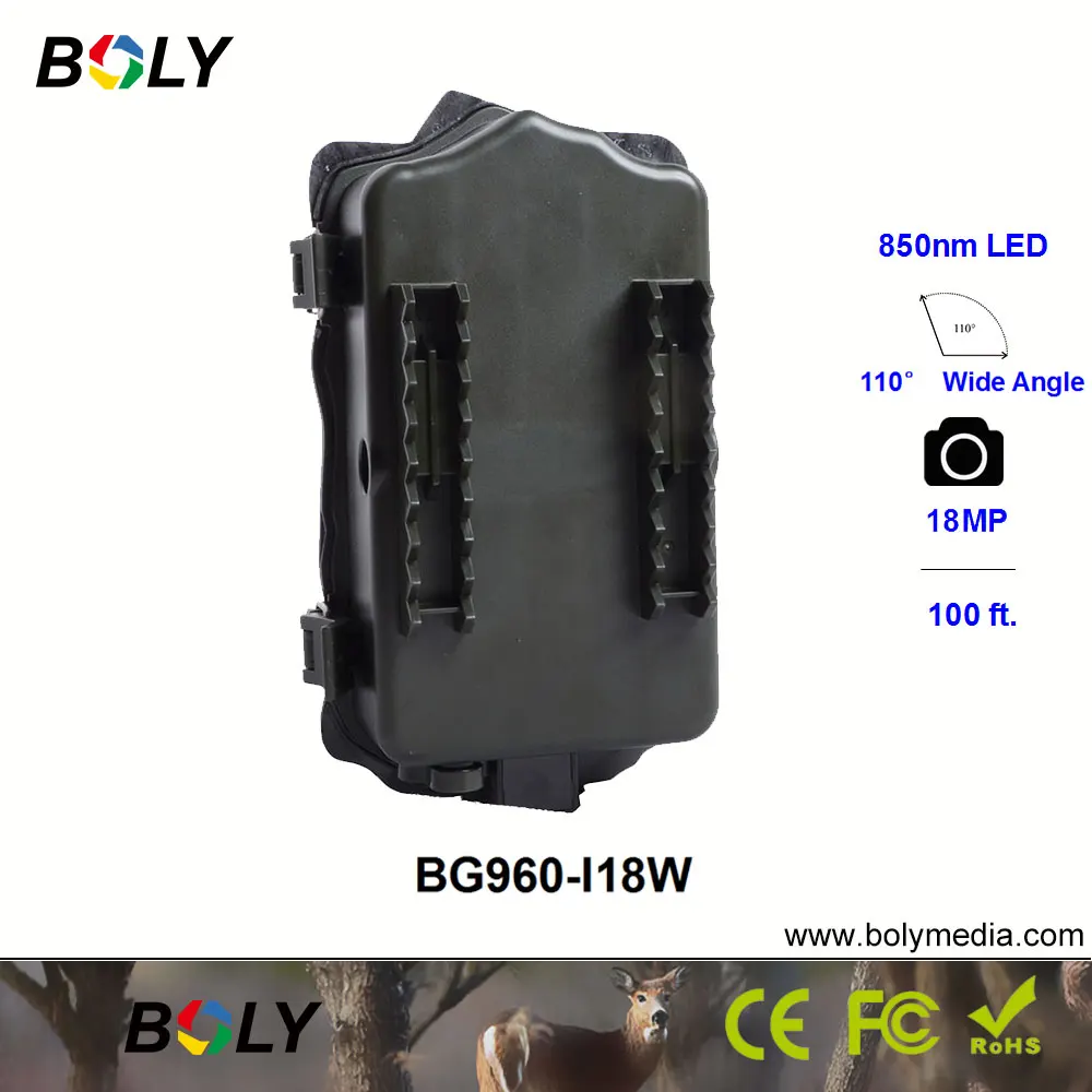 Bolyguard trail камеры 100ft дальность обнаружения 18MP 1080P дикая игра фото ловушка запись звука BolyGuard охотничьи камеры