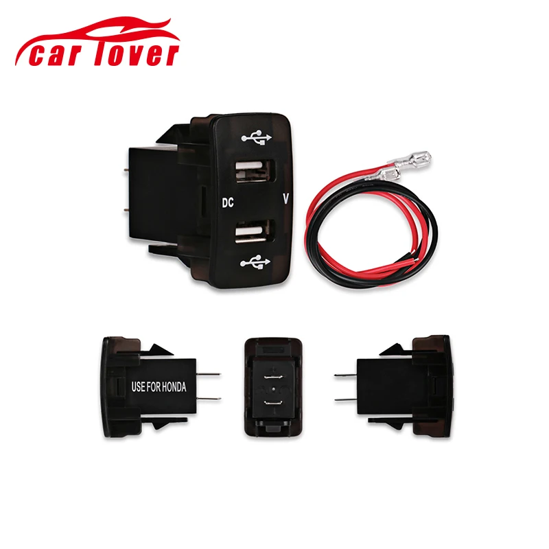 Автомобильный мотоцикл 12v двойной USB разъем измеритель напряжения автомобильное
