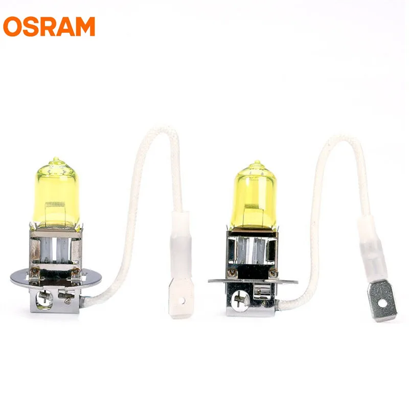 OSRAM H3 12 В 55 Вт 2600 К 62151FBR Pk22s туман выключатель серии Ксеноновые Super желтый
