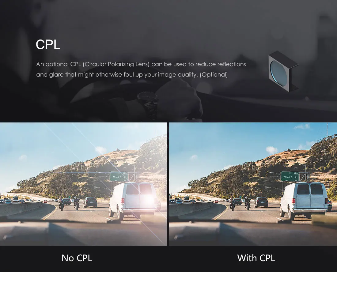 VIOFO A119 Pro Автомобильный видеорегистратор dashcam DVR 2," lcd супер конденсатор HD 2K 1440P Novatek опционально gps CPL SD карта