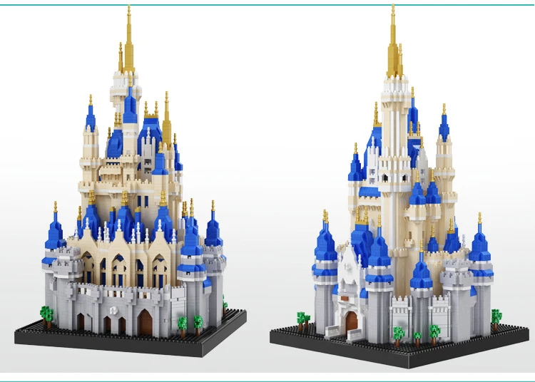 Архитектура Совместимость с Nano Building Block Land игрушечная Пирамидка Diamond детский парк