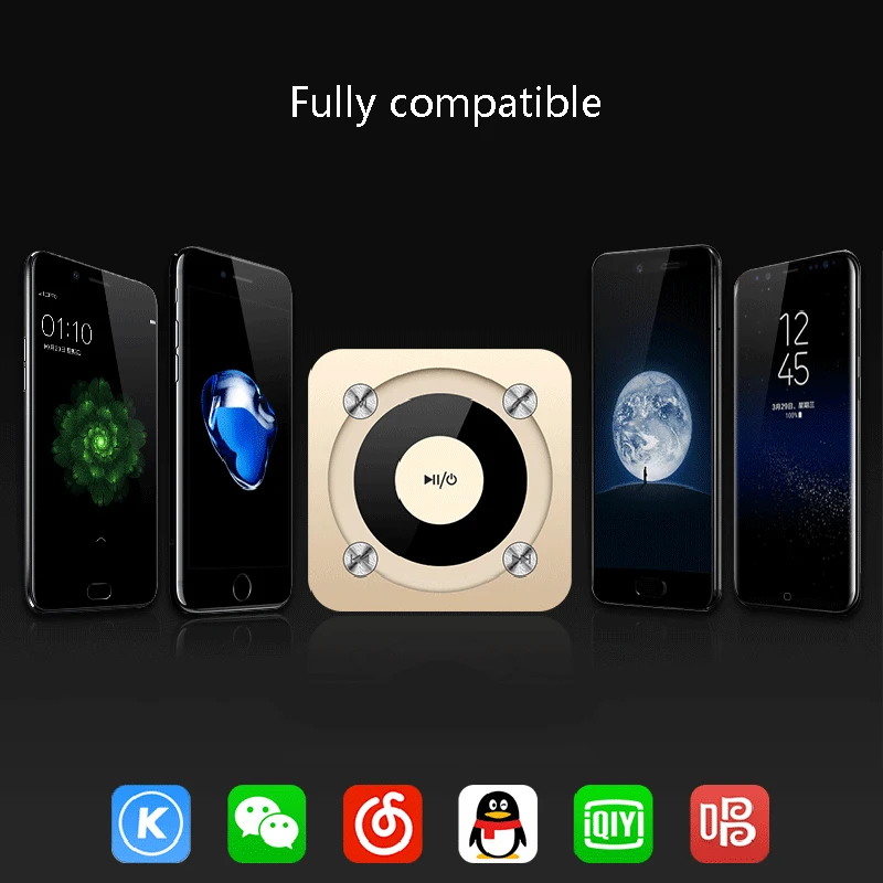 Беспроводная Bluetooth Колонка свободные руки Портативная колонка со светодиодный