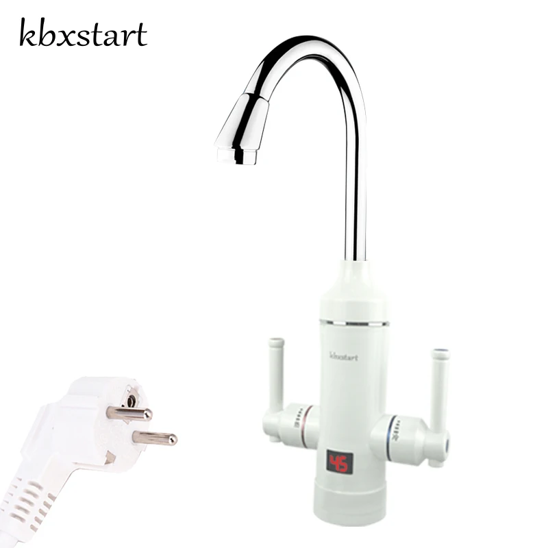 

Электрический смеситель Kbxstart, кран с проточной водой без резервуара, с цифровым управлением, для кухни