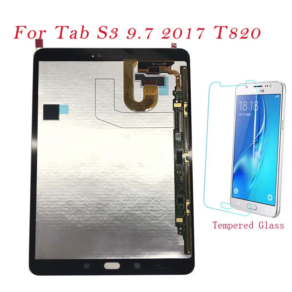 ЖК дисплей для планшета Samsung Galaxy Tab S3 9 7 2017 T820 T825 T827 сенсорный экран дигитайзер