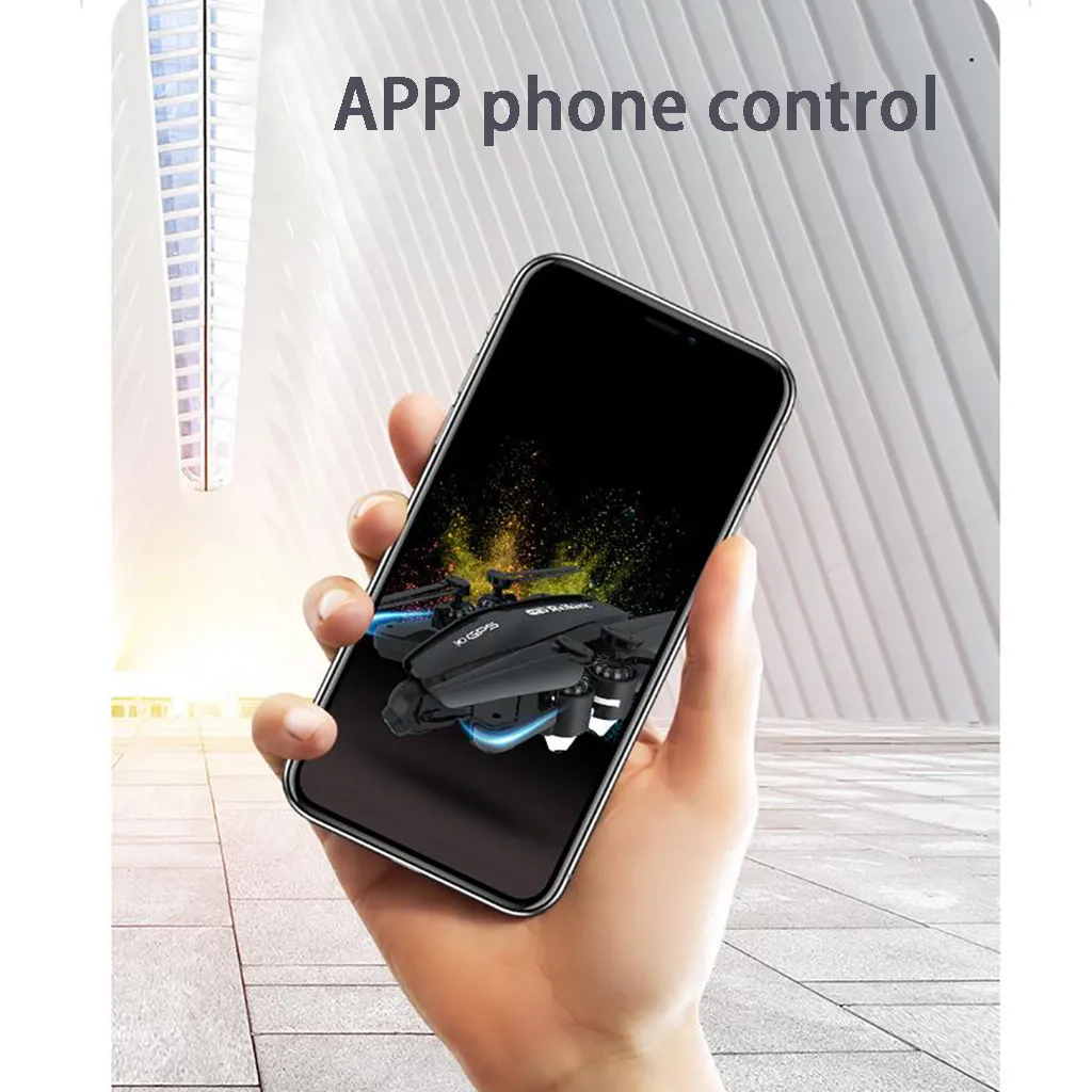 Летательный аппарат с дистанционным управлением 2019 Новинка Φ WiFi GPS FPV 4K 12 МП HD