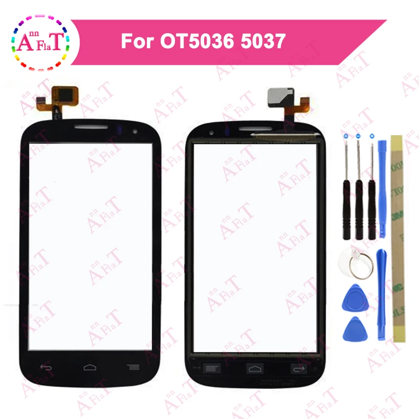 Сенсорный экран для Alcatel One Touch Pop C5 OT5036 4 5 дюйма дигитайзер внешнее стекло панель