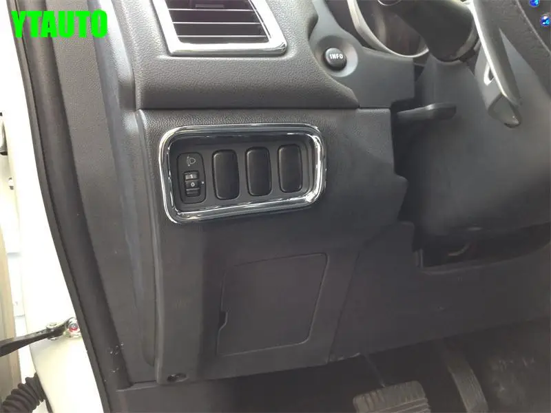 

Auto inerior accessories, light switch button trim,inner car styling for Mitsubishi asx 2013 2015 , car styling