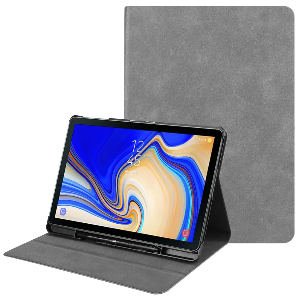 Tablet case для Samsung Galaxy Tab S4 10,5 дюйма Услуга/сна тонкий Чехол w/ручка держатель силиконовый чехол для Samsung galaxу# G4