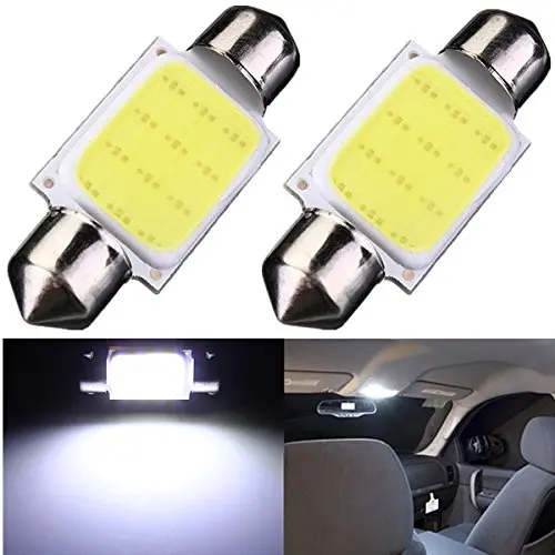 10 шт./лот светодиодная гирлянда для мотоцикла 1 5 Вт 12 SMD 31 мм 36 39 41 интерьерные