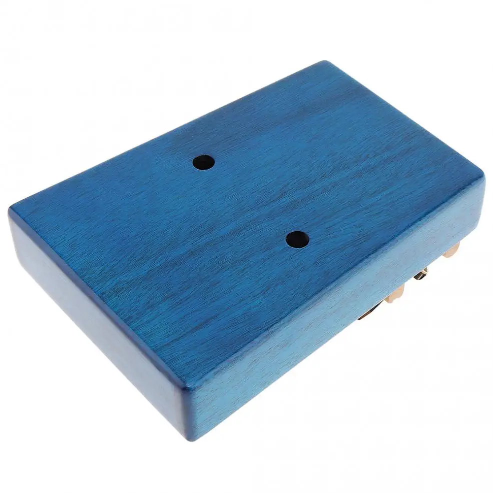 17 клавиш Kalimba Одиночная доска красное дерево большой палец пианино Mbira
