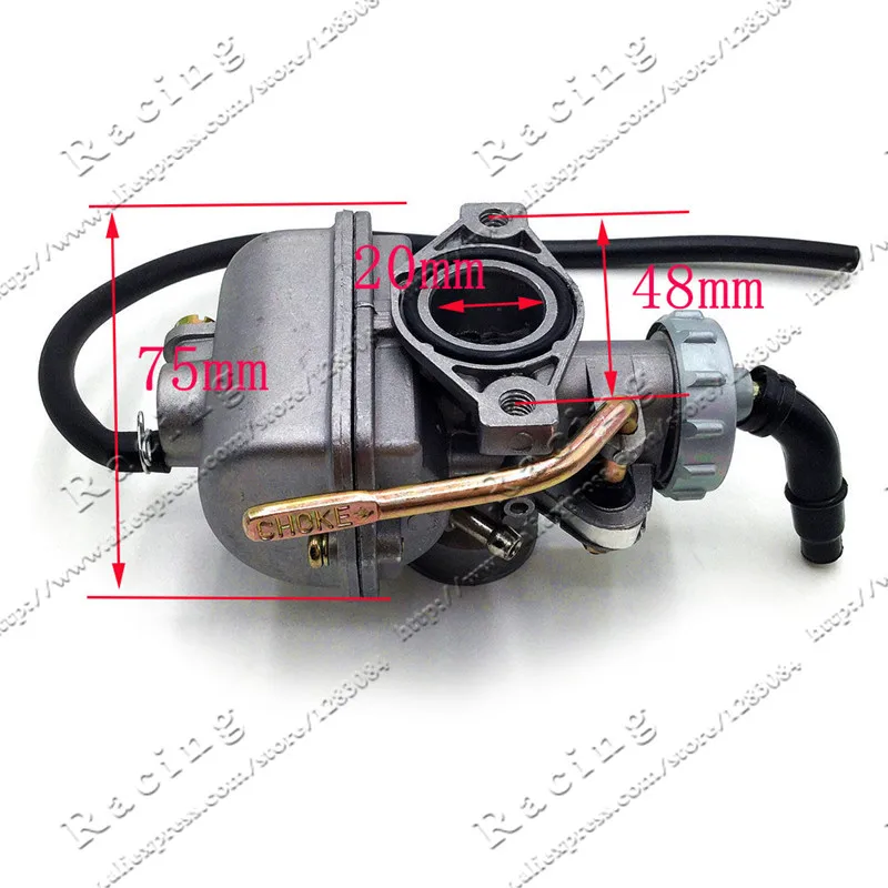 PZ20 20 мм карбюратор для мотоцикла Carb 50cc 70cc 90cc 110cc 125cc 135 Kazuma ATV Quad Go kart SUNL|carburetor