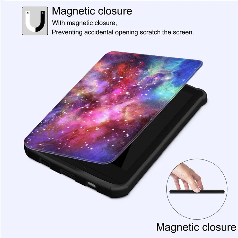 Магнитный чехол из искусственной кожи для Pocketbook 616 627 632 6 0 &quot планшета PocketBook Touch Lux