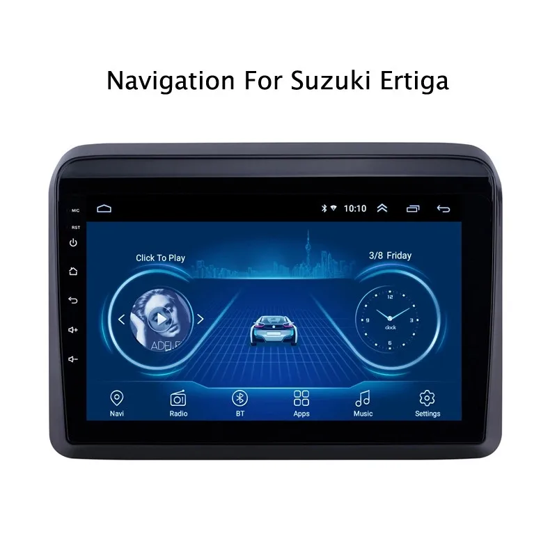 Ectwodvd 9 дюймов Andriod 8 1 Автомобильный gps навигация для Suzuki ertiga 2018-2019 автомобильный DVD