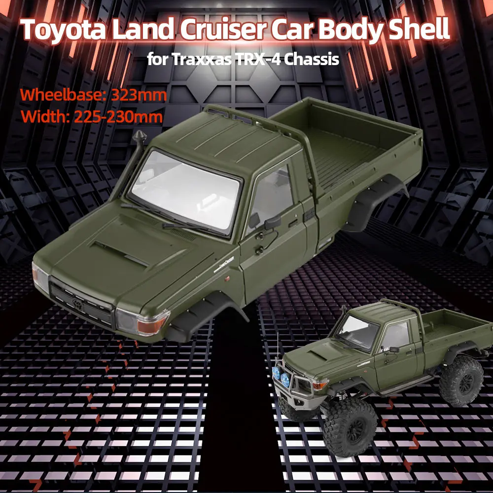 323 мм Killerbody LC70 RC корпус автомобиля Комплект для 323 мм колесной базы Traxxas TRX-4 шасси 1/10 Toyota Land Cruiser 70