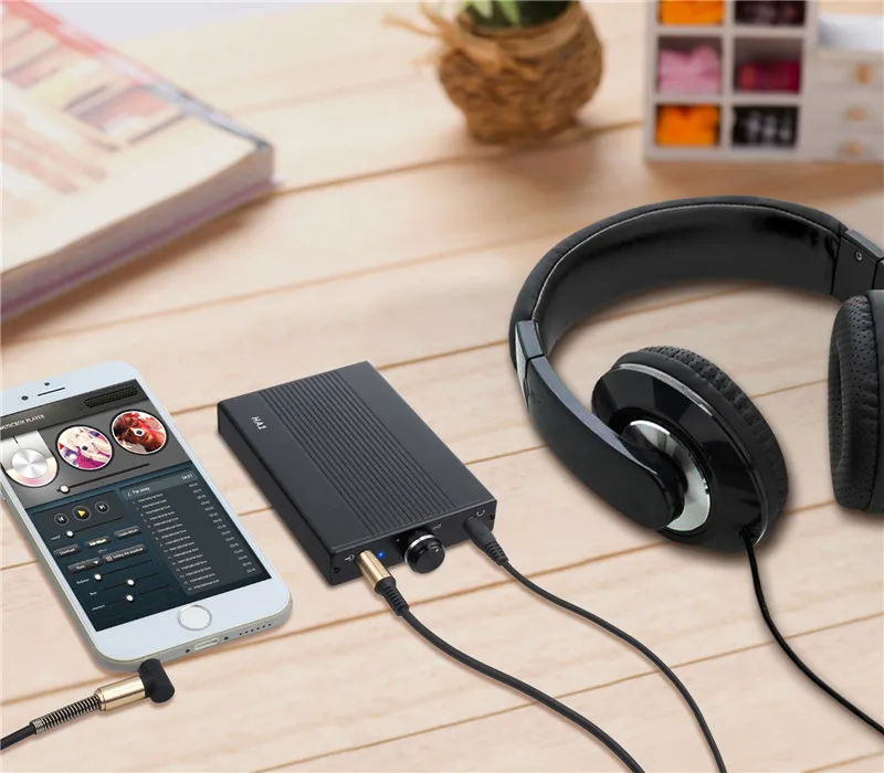 Proster усилитель для наушников алюминиевый HiFi усилитель 3,5 мм AUX Интерфейс стерео аудио супер бас усилитель для наушников для mp3-плееров