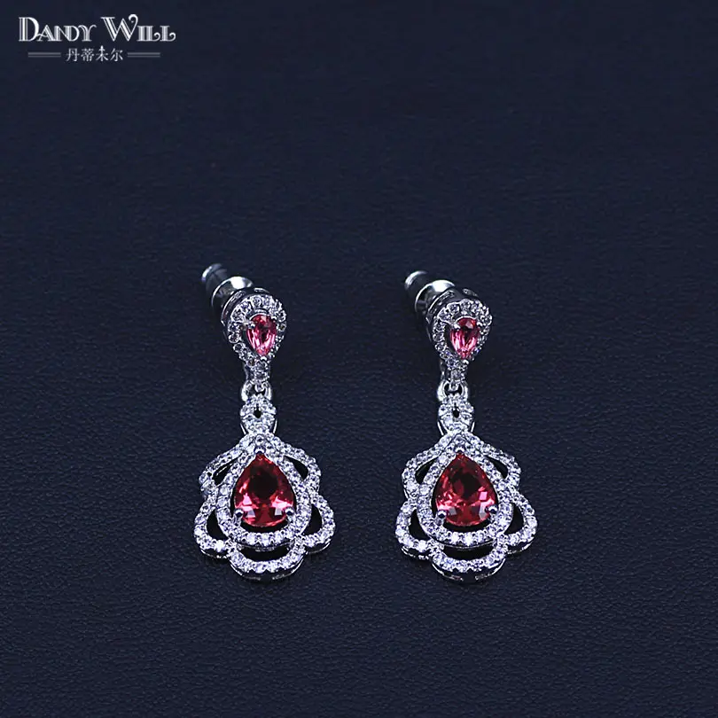 Женский комплект украшений с подвеской колье сережки кольца и браслеты набор