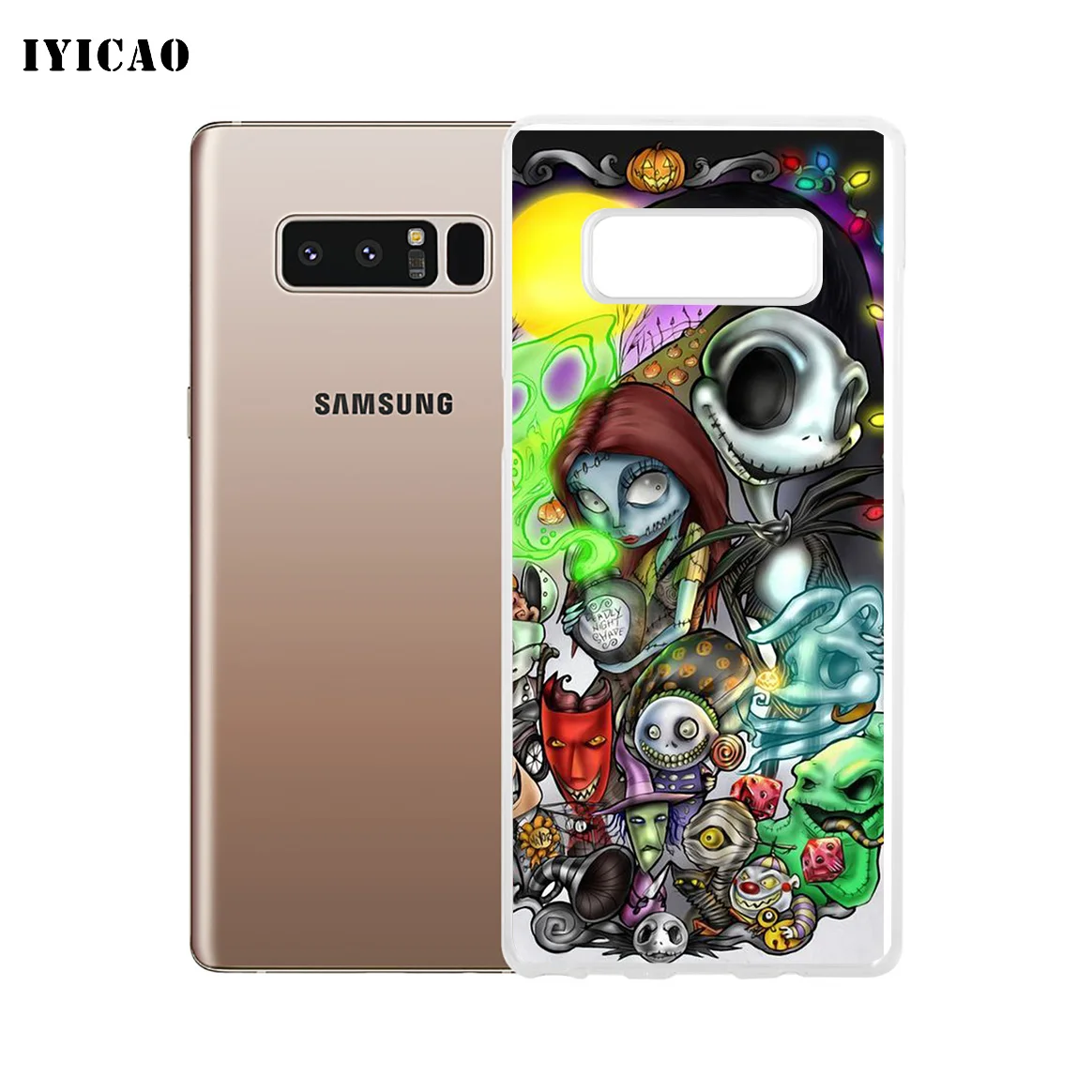 IYICAO Кошмар перед Рождеством Мягкий силиконовый чехол для телефона Samsung A5 A6 Plus A7 A8