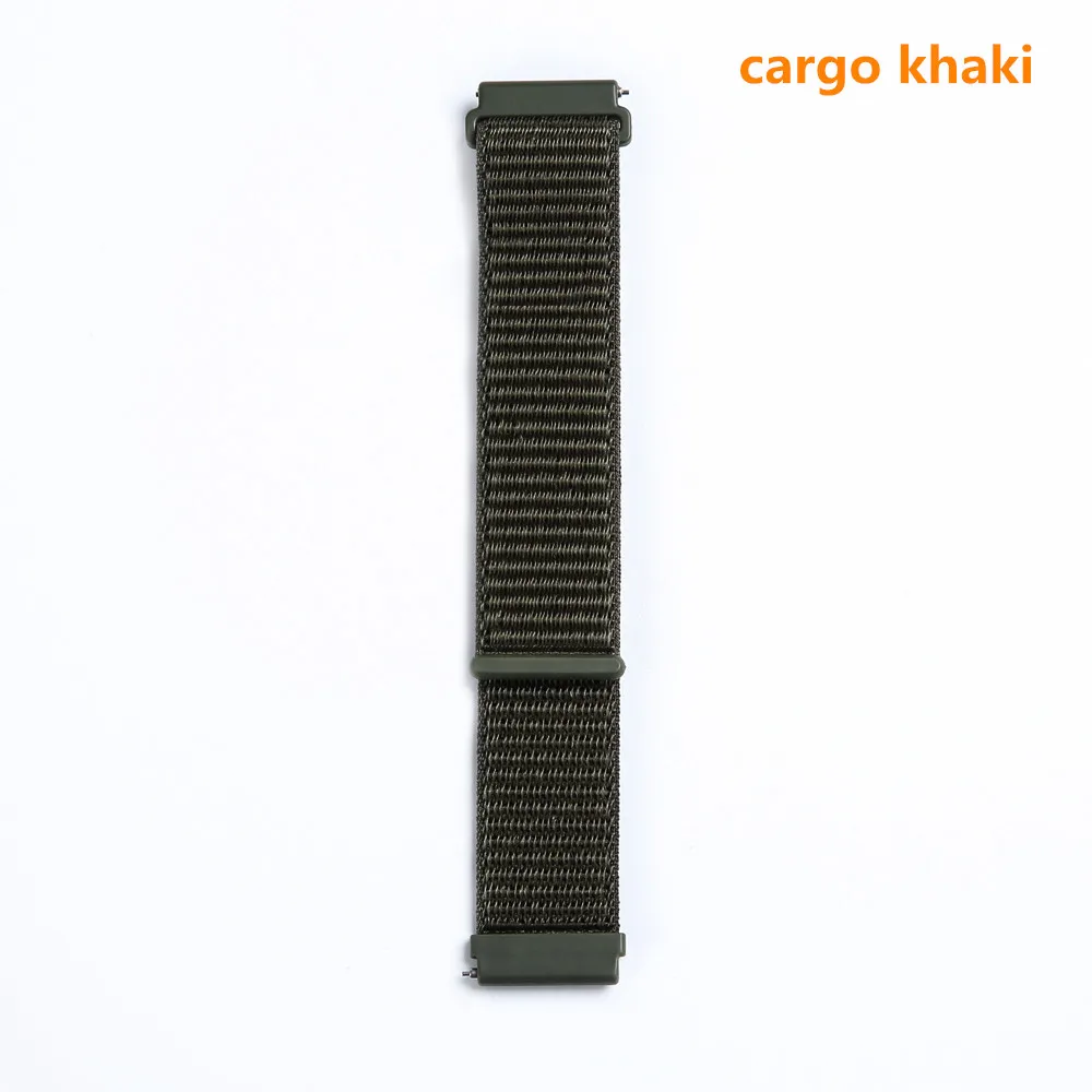 Переключатель, нейлоновый ремешок для наручных часов Xiaomi huami amazfit bip huawei часы GT 20/22 мм, ремешок для samsung Шестерни S3/S2 galaxy Watch active2 42 мм 46 мм