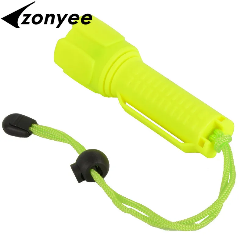 Zonyee Дайвинг фонарик водонепроницаемый подводный фонарь лампа для плавания Охота