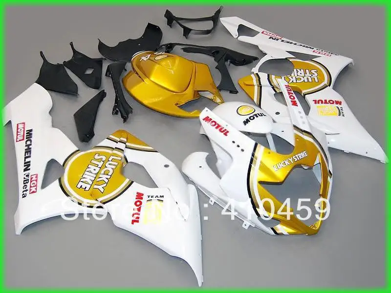 Набор обтекателей мотоцикла для SUZUKI GSXR1000 GSX R1000 GSXR 1000 K5 05 06 2005 2006 модные золотистые