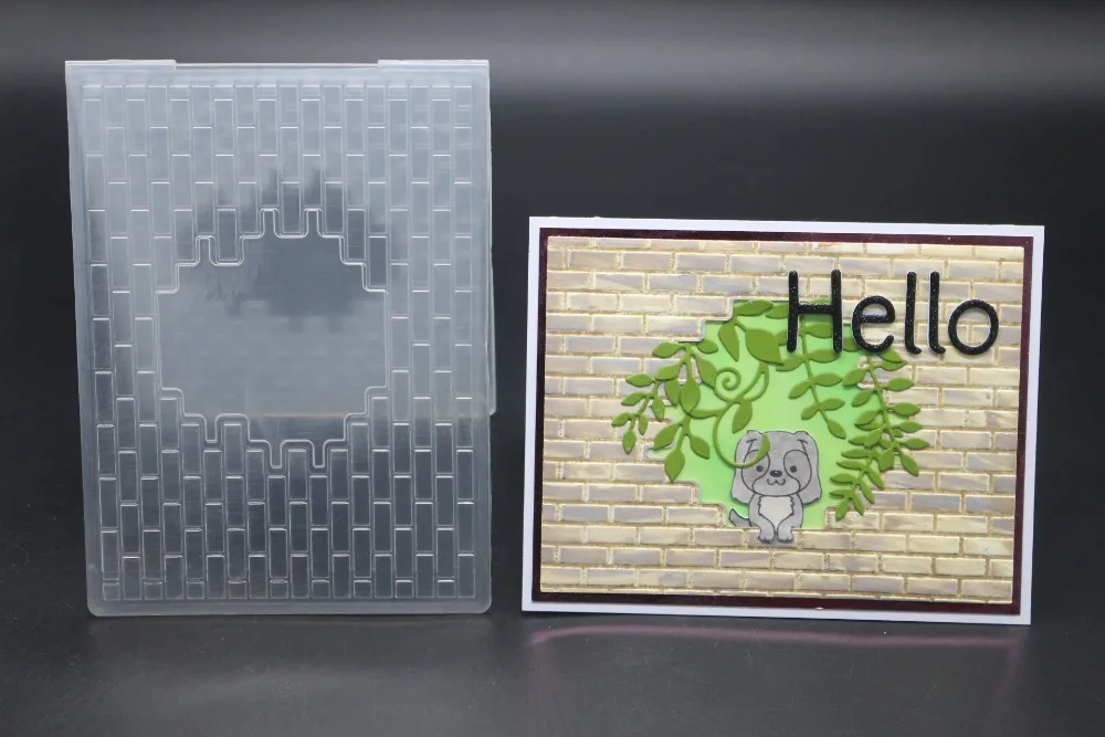 2019 Новый 3D креативный прозрачный тисненый лист DIY бумажные штампы для