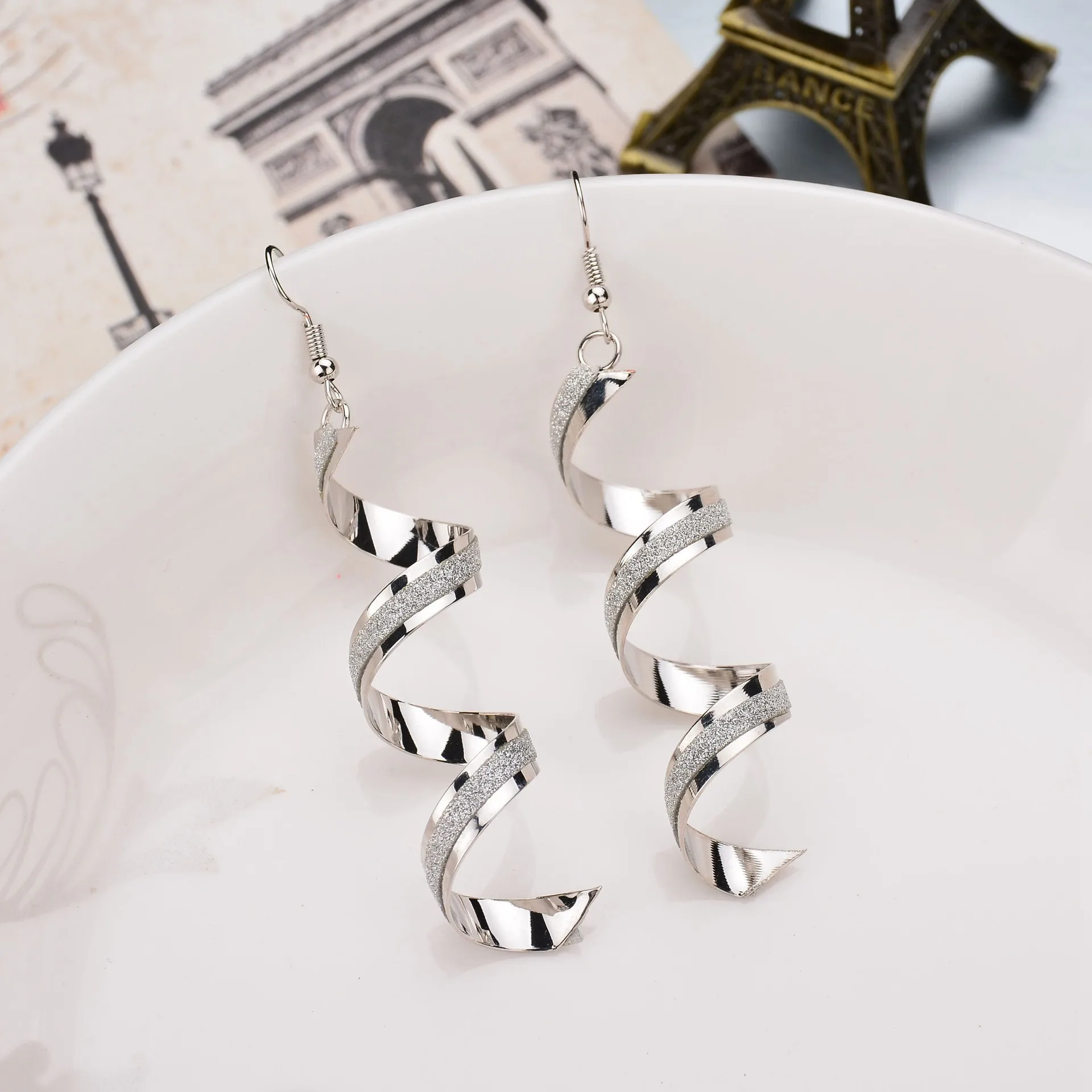 Personality Spiral &amp Round Dangle Earrings for Women Multiple Styles Modern Creative Female Party Jewelry Best Gift | Украшения и