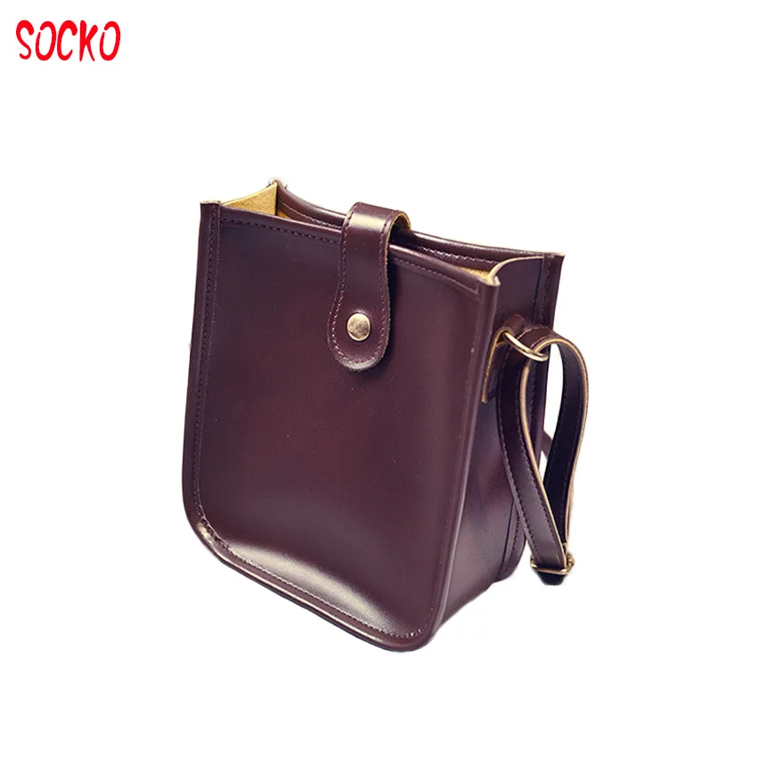 

2018 Hot Sale New Fashion Women Handbags Vintage Leather Small Shoulder Bags PU Mobile Phone Bag Shoulder Bag D11