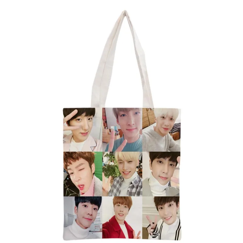 Новое поступление на заказ KPOP SF9 печатная Холщовая Сумка женская сумка пляжная Дорожная сумка Портативная сумка для покупок - Цвет: 13