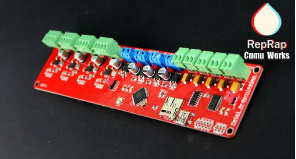 Схема 3D принтера плата панель управления для репрап марки Melzi ATMEGA1284P MK1 MK2a MK3|panel 3d|3d