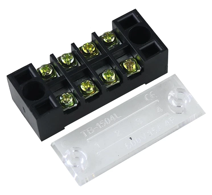 1 шт. двухрядная Винтовая клемма 600 в 15A TB 1503 / TB1504 /TB1505/ TB1506 1508/TB 1510 /TB 1512/ 1515/TB