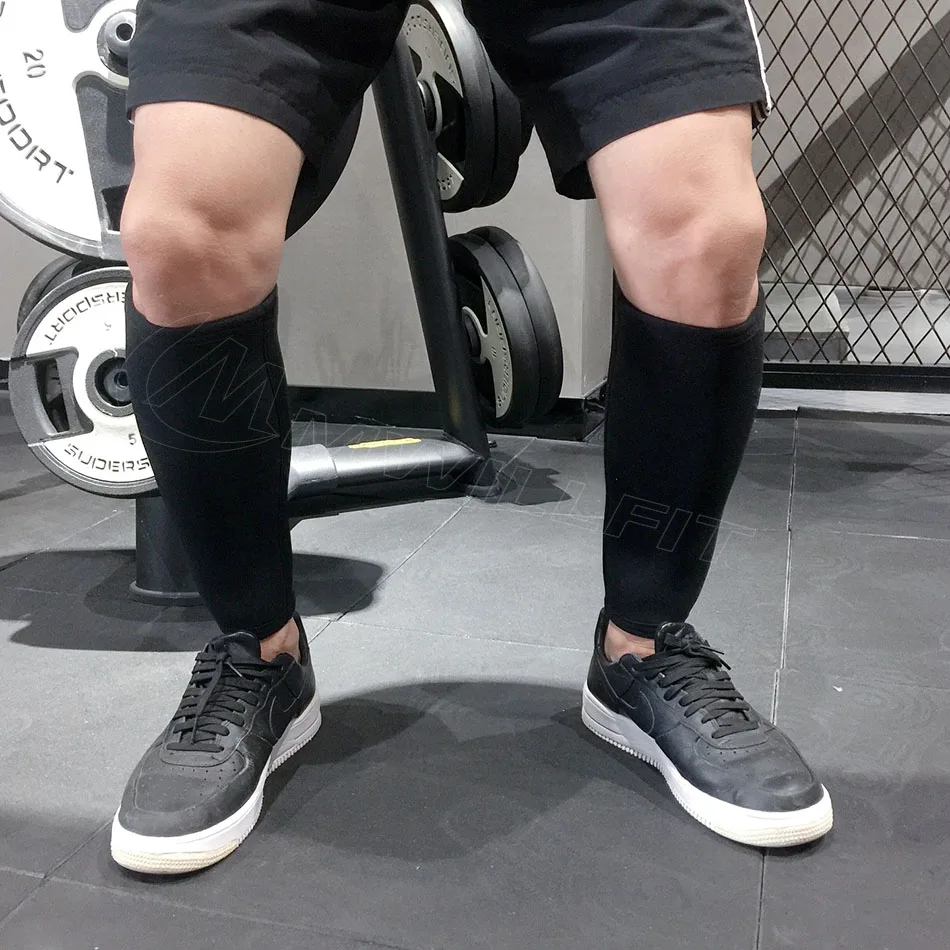 

5mm Neoprene Calf Sleeve Calf Protector Support Compression for Weightlifting Powerlifting Cross Training