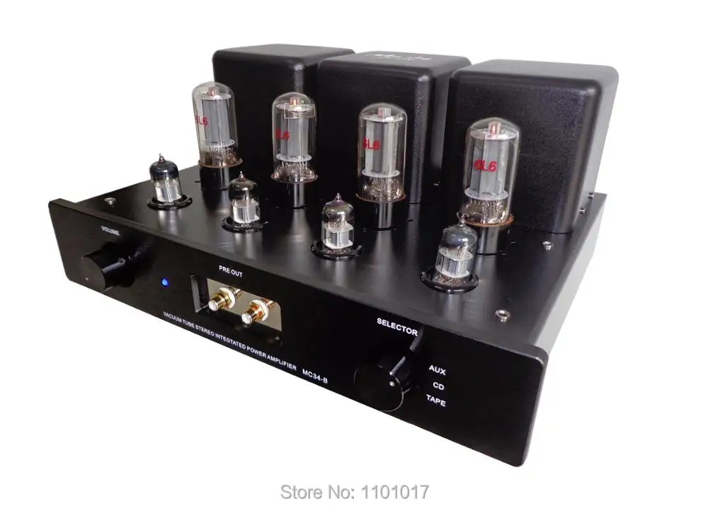 MeiXing MingDa MC34-B 6L6 двухтактный ламповый усилитель HIFI EXQUIS вакуумный ламповый Интегрированный усилитель или Предварительный Выход