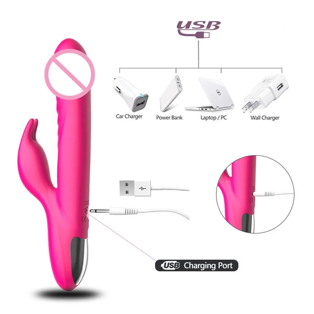 Вибратор секс-игрушки для женщин USB 10 Частотный вибратор g-точка