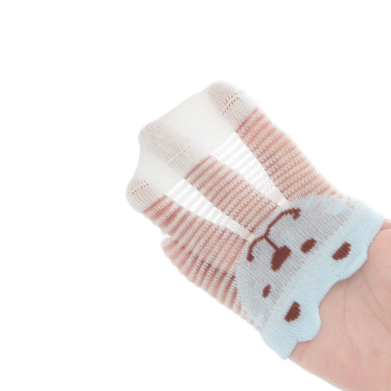 Neduo Bear/4 пар/лот милые детские носки нескользящие носки-тапочки из вискозы мягкие