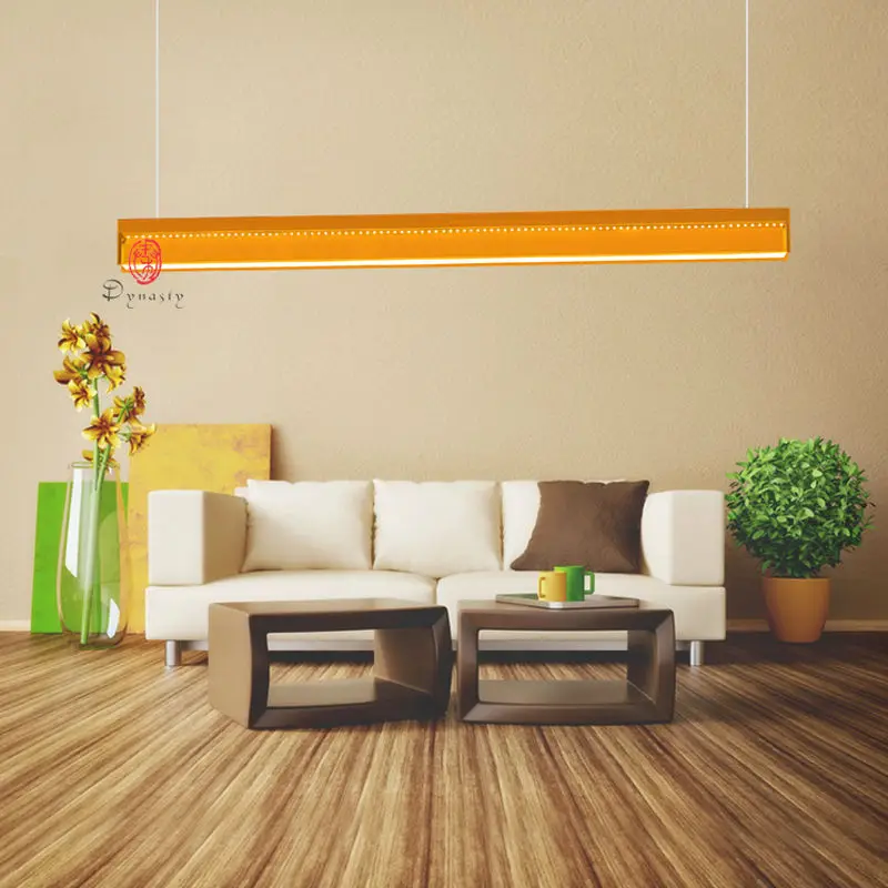 Светодиодные Алюминиевые Современные Офисные подвесные светильники красочная