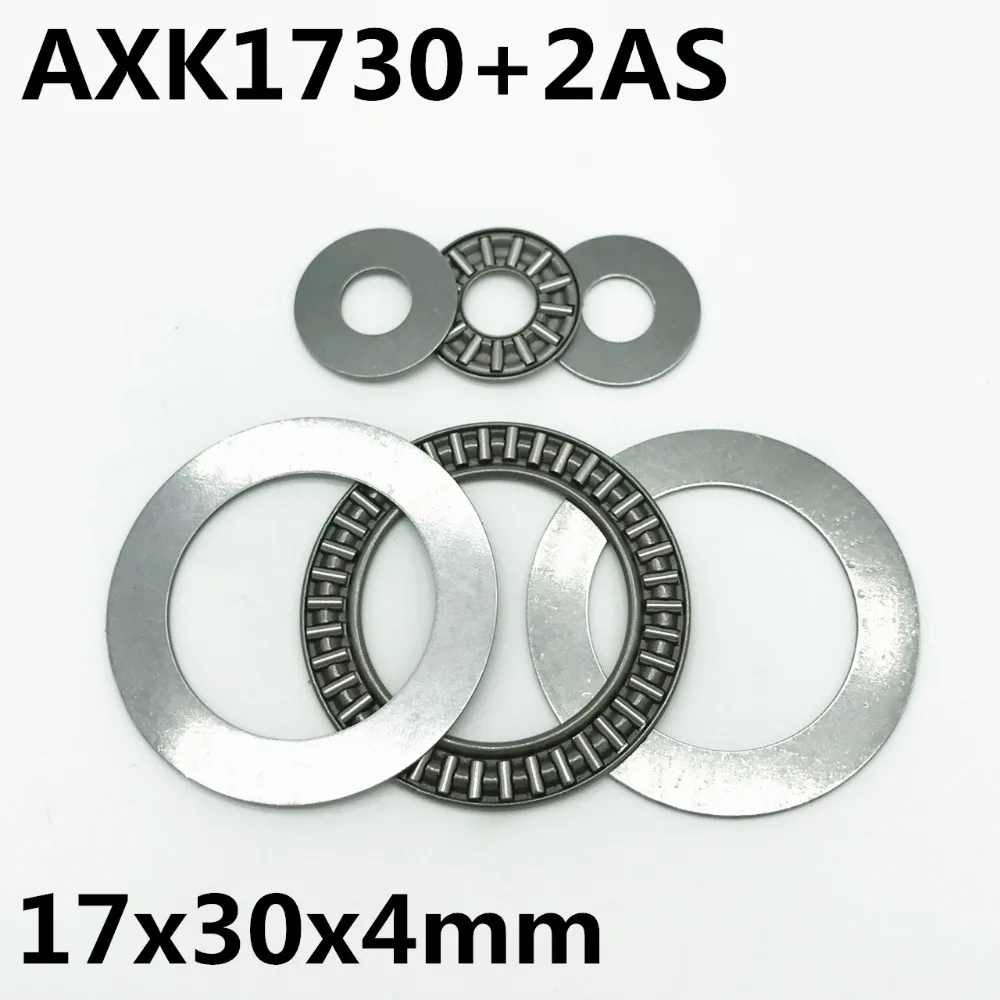 2pcs AXK1730 +2AS Thrust Needle Roller Bearing 17x30x2 mm Thrust Bearing Brand New High quality