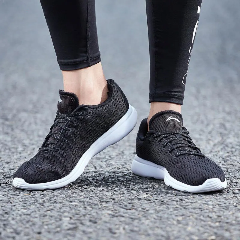 Li-Ning/Женская E-RUN обувь для бега Воздухопроницаемый Легковесный подклад удобная спортивная обувь для фитнеса кроссовки ARBN078 XYP679