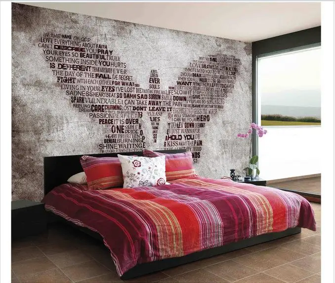 Пользовательские фото обои 3d фрески для стен вышивка бабочка только красивая