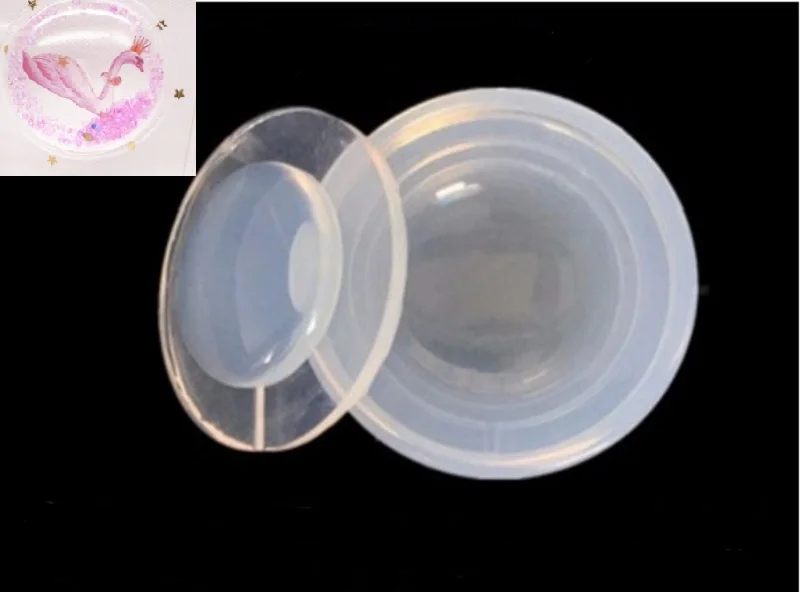 Полые полукруглые прозрачные формы в форме звезд для декоративных поделок