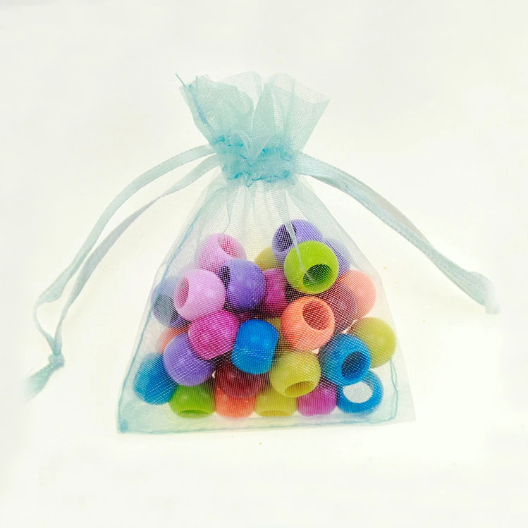 17*23 см 50 шт. голубые подарочные пакеты для ювелирных