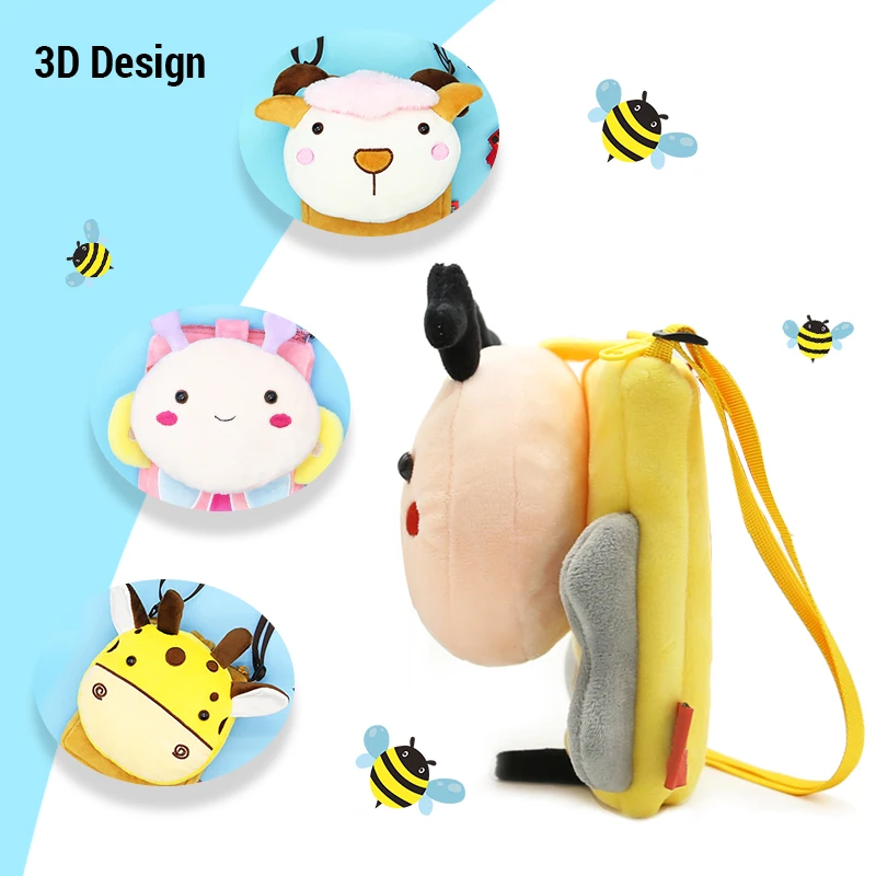 Fecilia 3D Мультяшные детские сумки через плечо милые животные на плюшевые дорожные