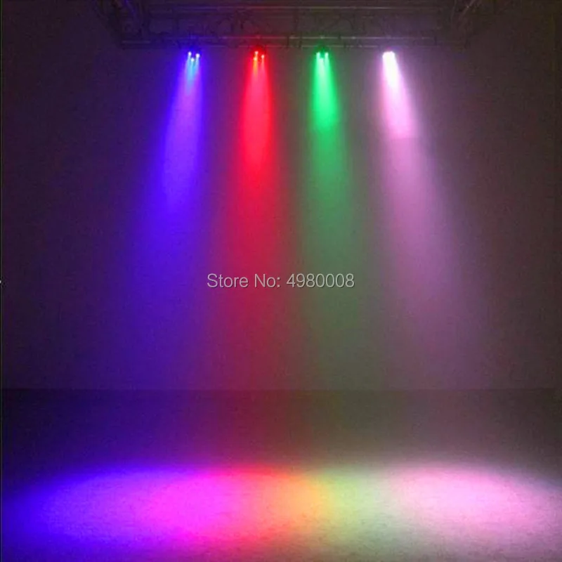 RGB+ УФ светодиодный светильник сценического освещения с пультом 30 Вт светодиодный COB светильник Светодиодный настенный Омыватель эффект DMX512 мультирежимный контроль для DJ Бар домашние вечерние шоу