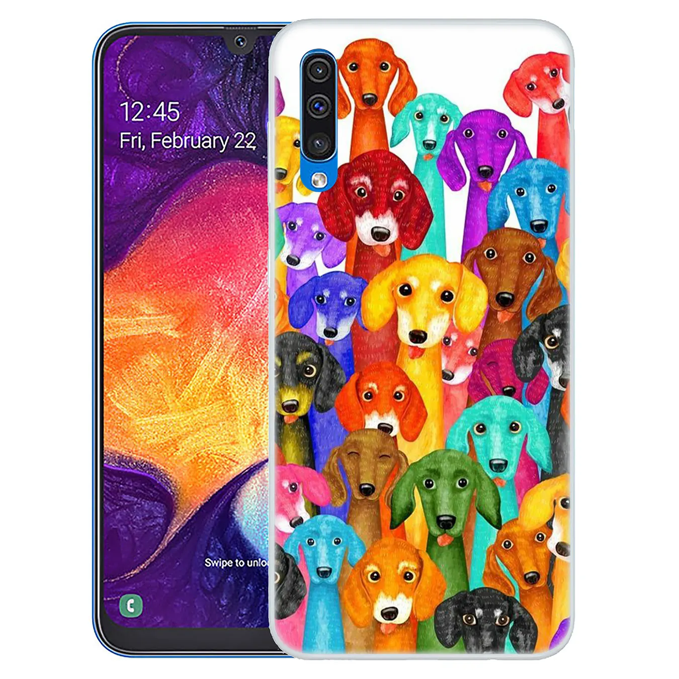 Lavaza такса собака жесткий прозрачный чехол для телефона для samsung Galaxy A10 A20 A30 A40 A50 A60 A70 M10 M20 M30 M40 A20e крышка - Цвет: 1