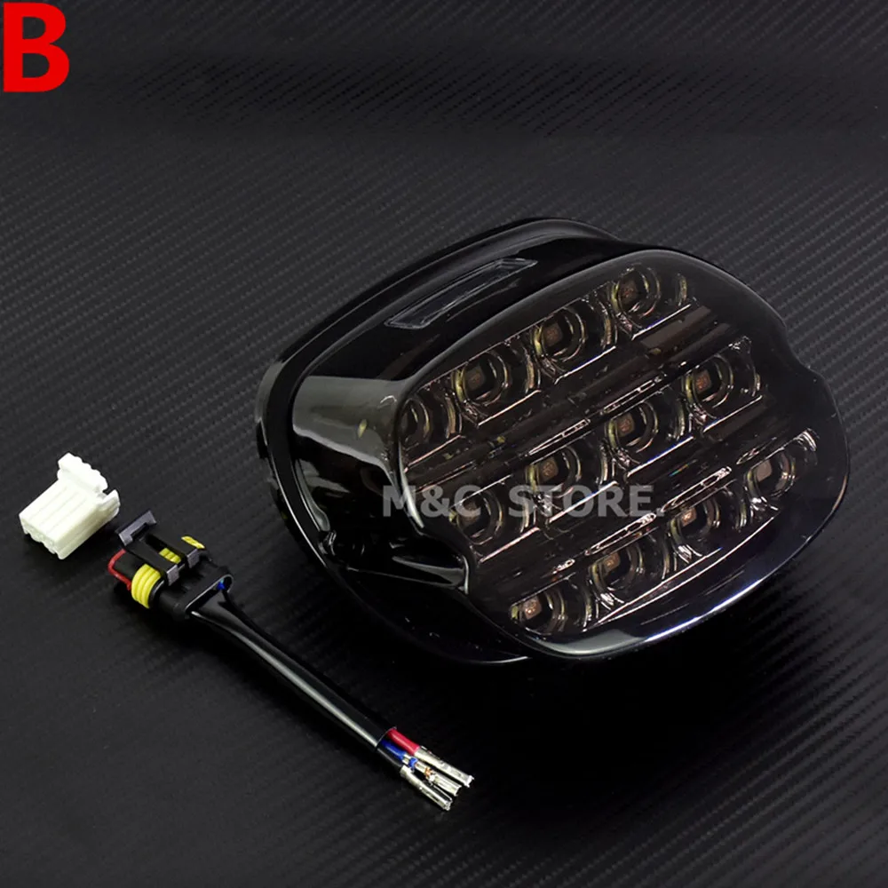 Светодиодный стоп-сигнал для Harley Dyna Fat Boy FLSTF Night Train FXSTB Softail Sportster Road King Electra Glide |