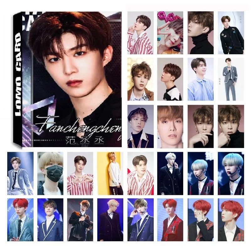 Новый 30 шт./компл. KPOP NINE PERCENT Fanchenchen одиночный альбом HD фото карта ПВХ самодельный